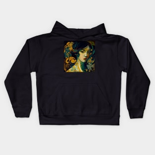 Asian Abstract #2 Kids Hoodie